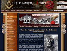 Tablet Screenshot of freimaurer-templer.de